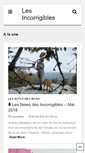 Mobile Screenshot of lesincorrigibles.fr