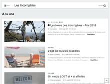 Tablet Screenshot of lesincorrigibles.fr